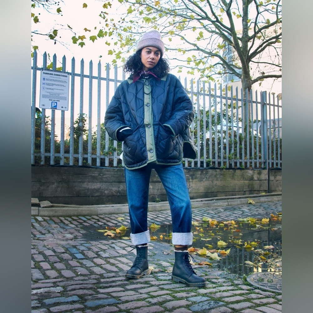 Dr. Martens 1460 Serena Faux-Fur Lined Boots (NWOB) - Picture 3 of 9